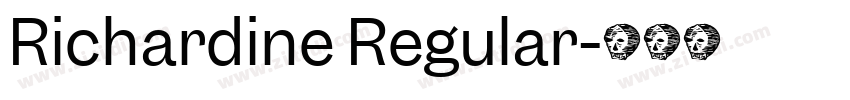 Richardine Regular字体转换